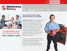 Tablet Screenshot of maintenanceproplus.com